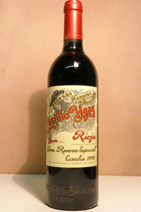 Marques de Murrieta - Castillo Ygay Gran Reserva Especial Rioja 1998