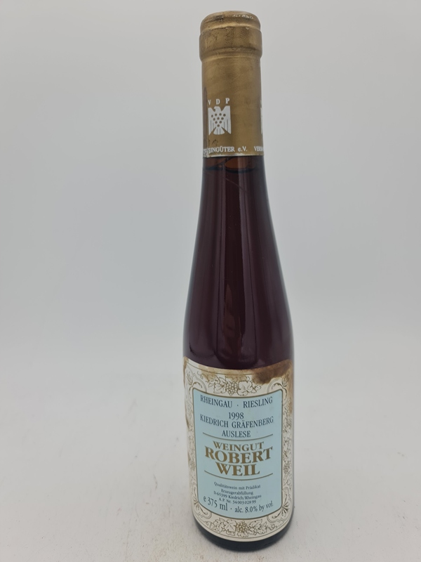 Robert Weil - Kiedricher Gräfenberg Riesling Auslese Goldkapsel 1998 375ml