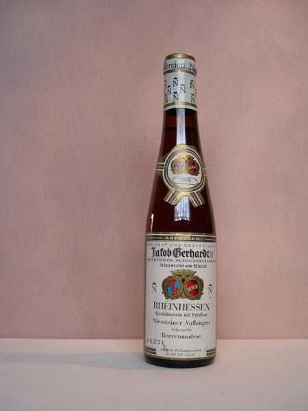 Jacob Gerhardt Niersteiner Schlosskellerei - Niersteiner Auflangen Scheurebe Beerenauslese 1979 375ml