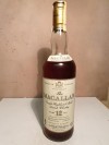 Macallan - Single Highland Malt Whisky 12 Years Old 43% alc late release from the 1970s
