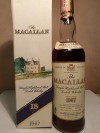 Macallan 1967 - Single Highland Malt Whisky 18 years old 43% alc. 75cl Sherry Wood