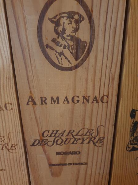 Charles De Squeyre - Armagnac 1936 40% alc. by vol. 70cl with wooden box