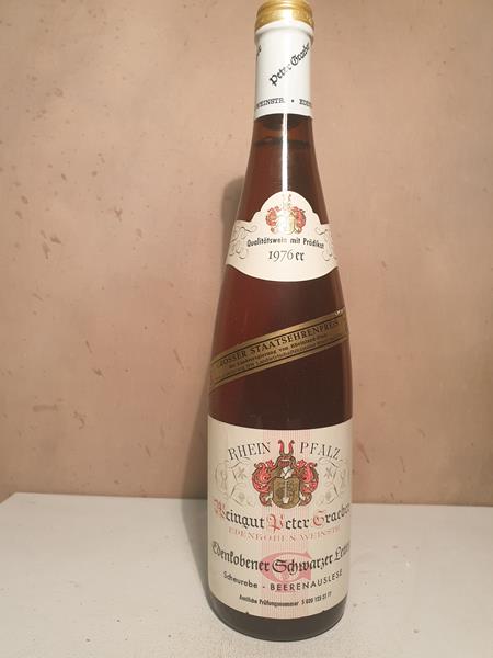 Weingut Peter Graeber - Edenstobener Schwarzer-Letten Scheurebe Beerenauslese 1976