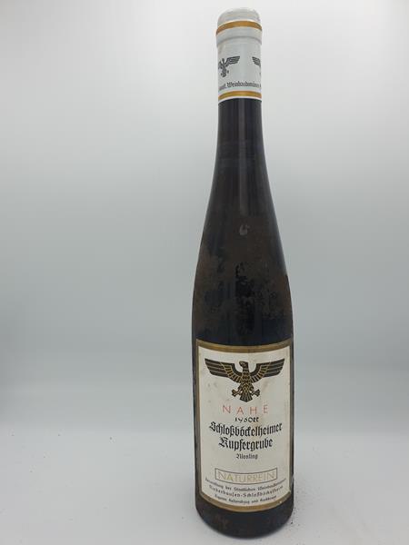 Staatliche Weinbaudomne Niederhausen Schlossbckelheim - Schlossbckelheimer Kupfergrube Riesling naturrein 1930