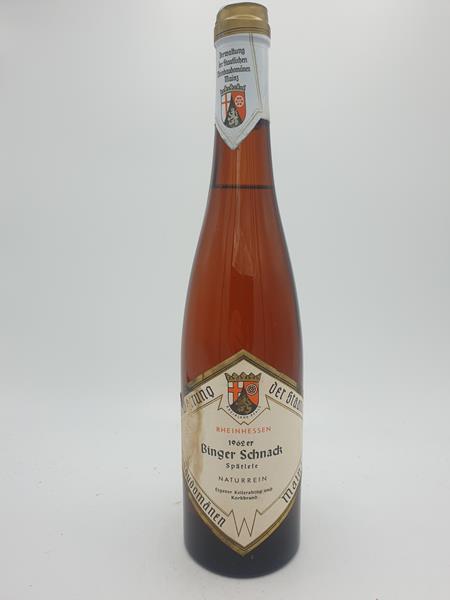 Staatliche Weinbaudomäne Mainz - Bimger Schnack Riesling Spätlese naturrein 1962