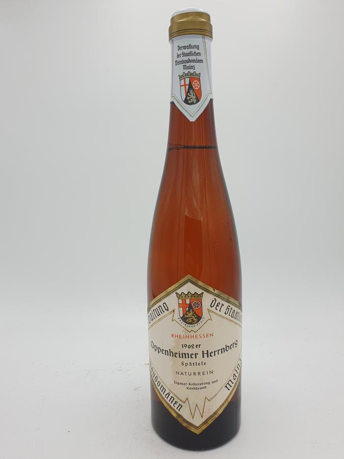 Staatliche Weinbaudomäne Mainz - Oppenheimer Herrnberg Riesling - 1962