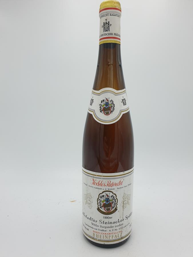 Koehler-Ruprecht  - Kallstadter Steinacker Weisser Burgunder Sptlese trocken 1990