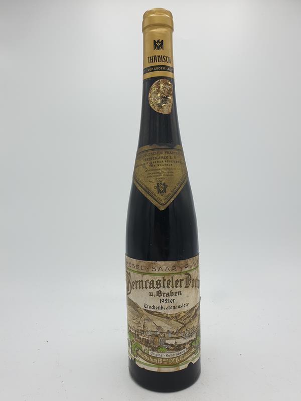 Wwe. Dr. H. Thanisch - Bernkasteler Doctor Trockenbeerenauslese 1921 reconditioned at the estate