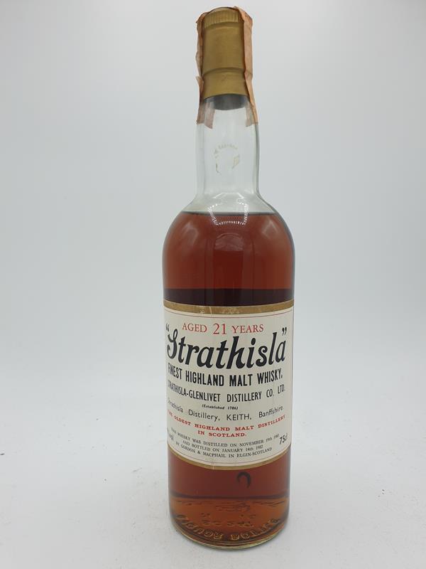 Strathisla 1960 Single Highland Malt Whisky distilled 1960 bottled 1982 21yo 40% vol. 700ml Gordon & MacPhail 