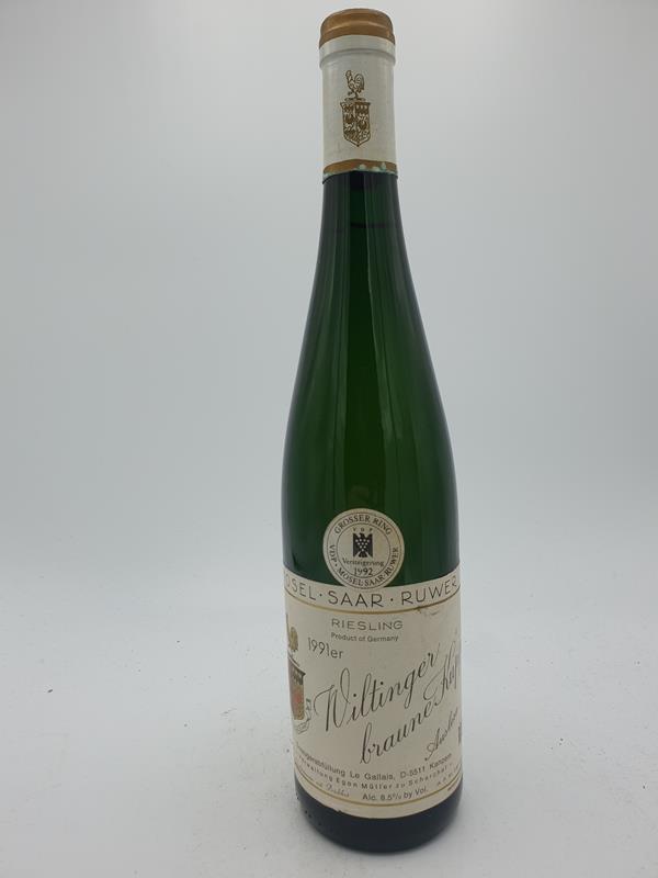Le Gallais 'Egon Mller zu Scharzhof ' - Wiltinger braune Kupp Riesling Auslese Versteigerungswein 1991