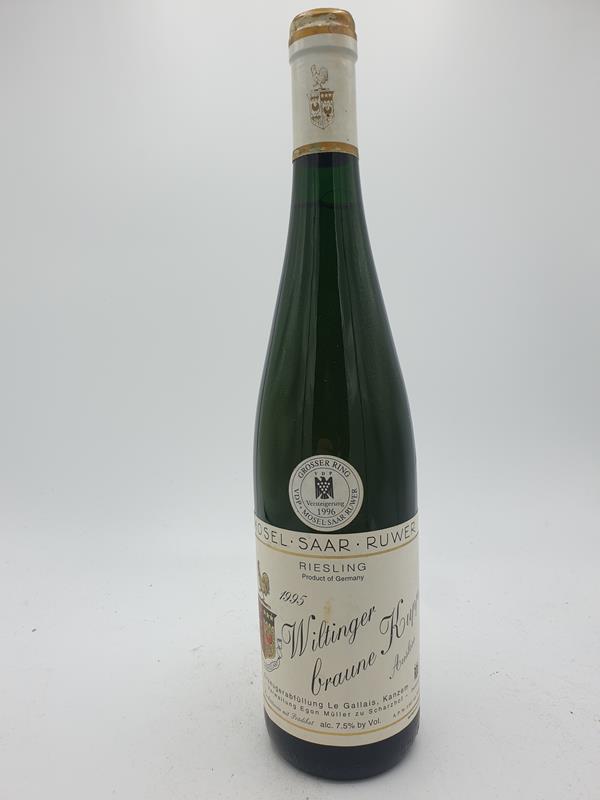 Le Gallais 'Egon Mller zu Scharzhof ' - Wiltinger braune Kupp Riesling Auslese Versteigerungswein 1995