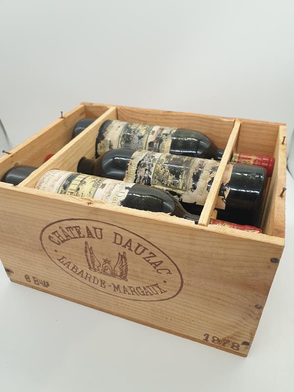 Château Dauzac Margaux Grand Cru classé 1978 6 bottles OWC 4500ml