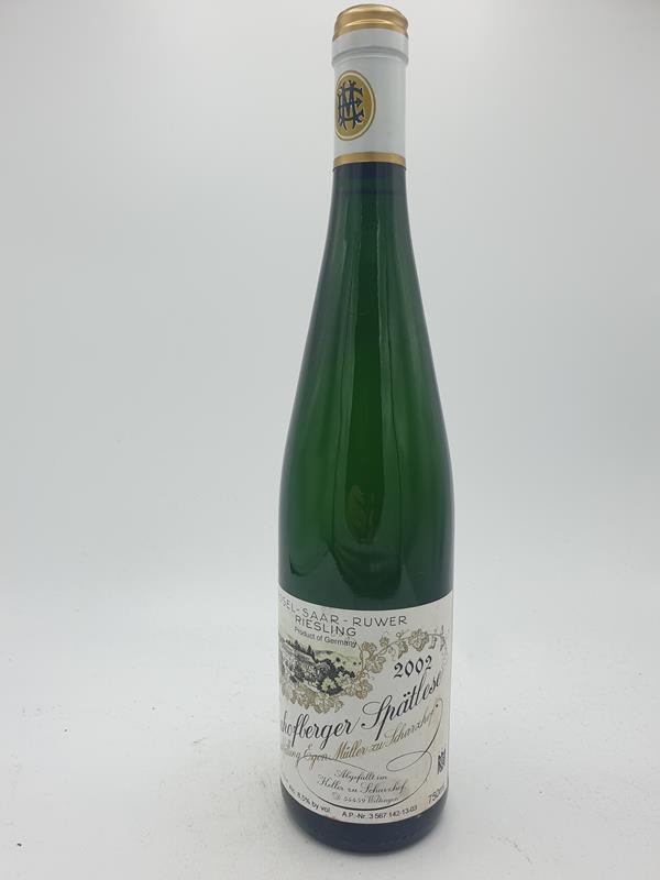 Egon Mller zu Scharzhof - Scharzhofberger Riesling Sptlese Versteigerungswein 2002