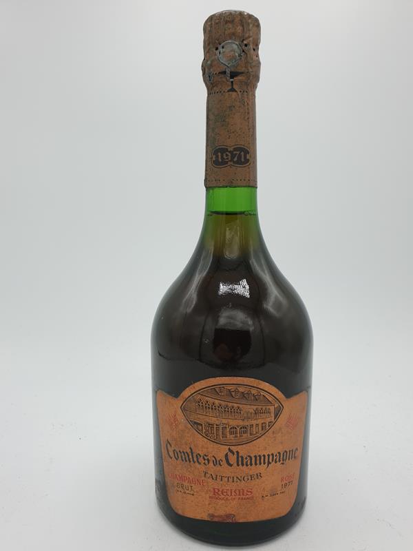 Taittinger La Cuve Comtes de Champagne Ros 1971