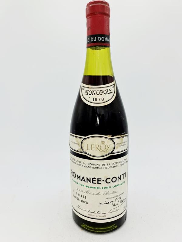 Domaine Romanée Conti (DRC) - La Romanée Conti 1978