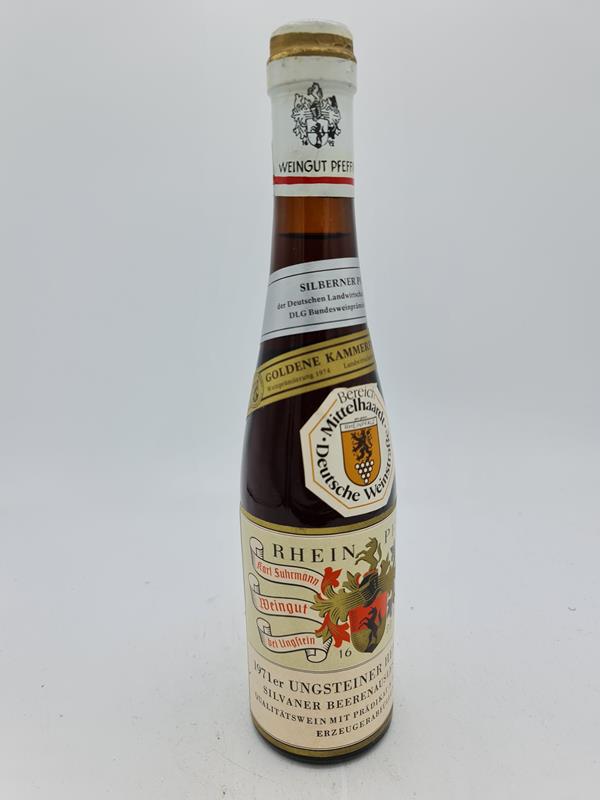 Weingut Pfeffingen Karl Fuhrmann - Ungsteiner Herrenberg Silvaner Eiswein-Beerenauslese 1971 375ml