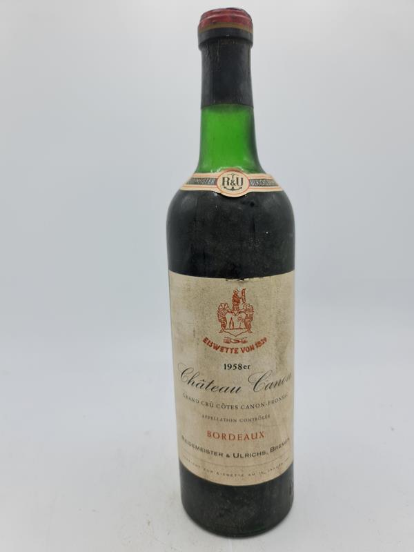 Château Canon Grand Cru Côtes Canon-Fronsac 1958