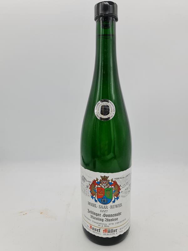 Weinbau Mller - Zeltinger Sonnenuhr Riesling Auslese 2007