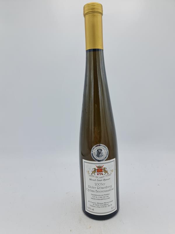 Weingut M. Feuerer - Rioler Römerberg Optima Beerenauslese 2003 500ml