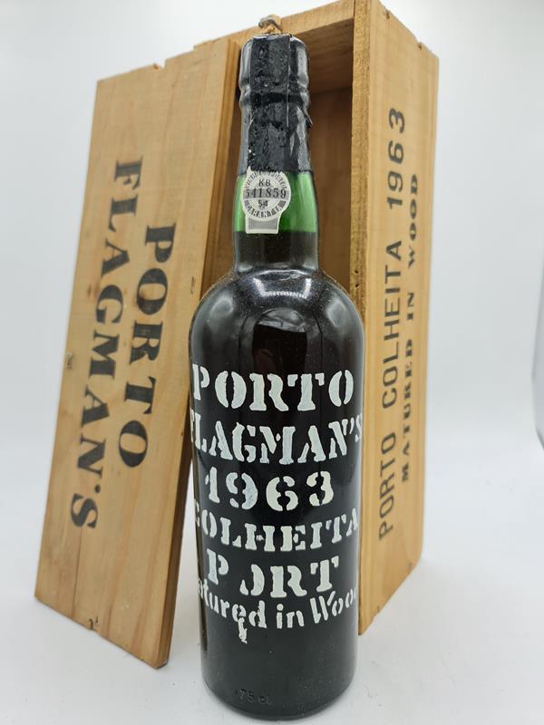 Flagman's Colheita Port Vintage 1963 bottled 1987 with Single - 1963