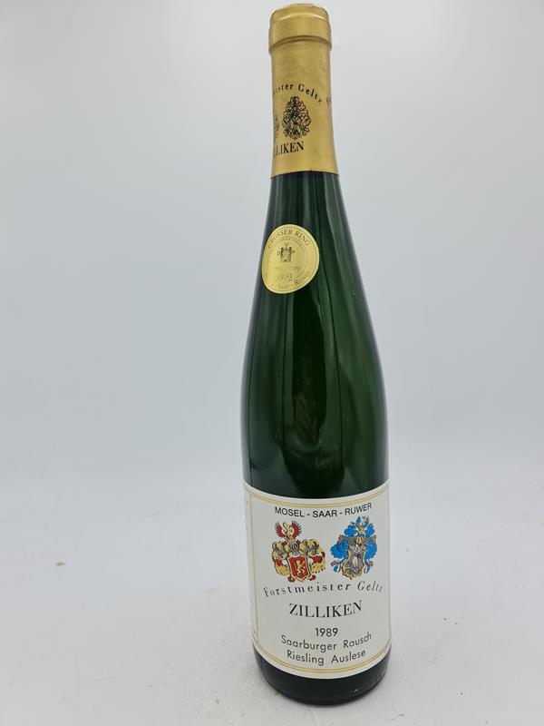 Forstmeister Geltz-Zilliken - Saarburger Rausch Riesling Auslese Lange Goldkapsel Versteigerungswein 1989