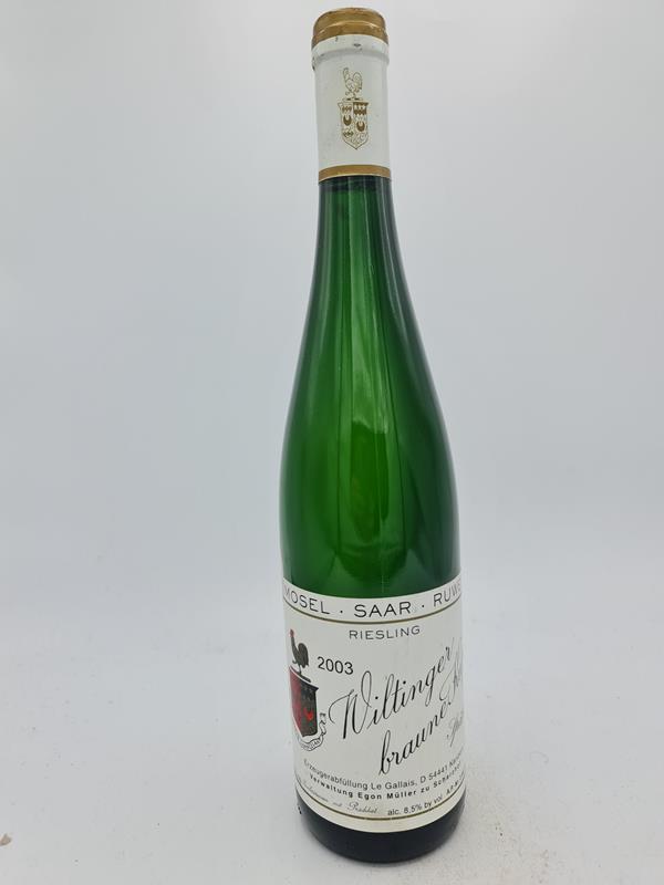 Le Gallais 'Egon Mller zu Scharzhof ' - Wiltinger braune Kupp Riesling Sptlese Versteigerungswein 2003