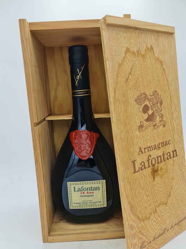 Lafontan - Armagnac 12 ans 40% alc. by vol. 70cl with wooden box NV