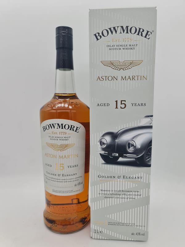 Bowmore Aston Martin Edition 15 Years Old bottled 2021 Golden & Elegant 43% alc. by vol. 1000ml OC