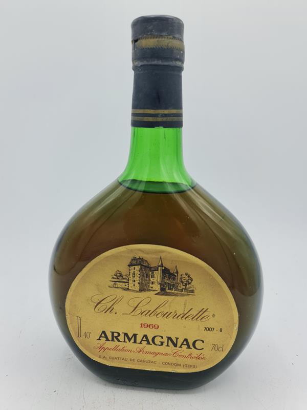 Château Laboudette - Armagnac vintage 1969 40% alc. by vol. 70cl 