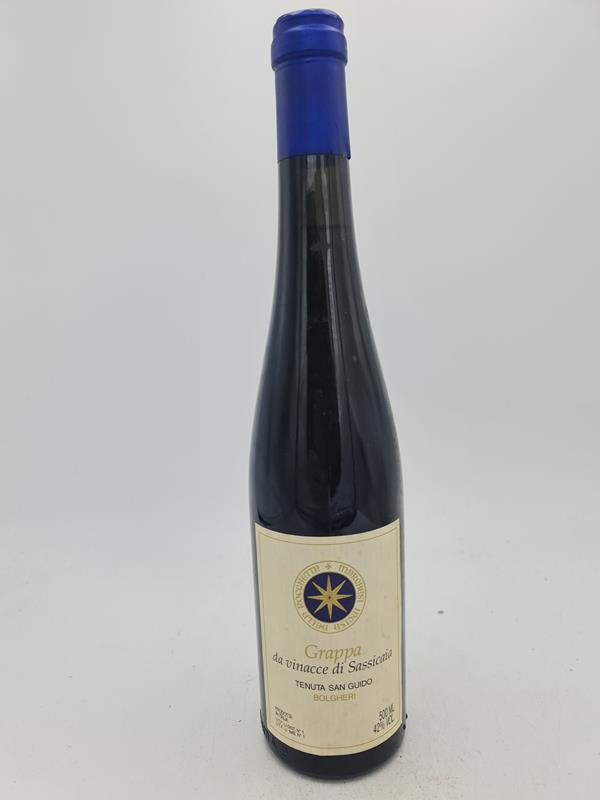 Sassicaia - Grappa da vinacce di Sassicaia 42% alc by vol. 500ml NV