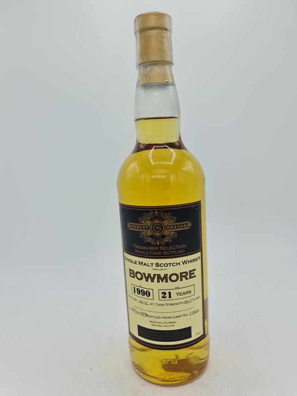 Bowmore 21 Years Old 1990 bottled 2012 Robert Graham 50,7% alc. by vol. 700ml