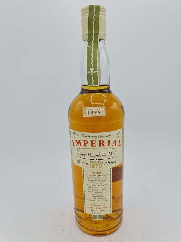 Imperial 1979 16 Years old bottled 1995 Gordon & MacPhail Licensed Bottling 40,0% alc by vol 700ml