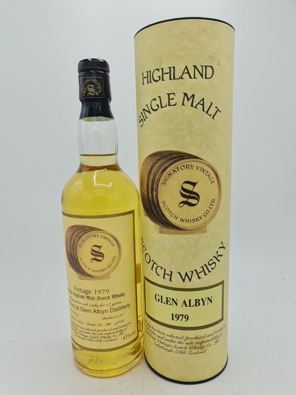 Glen Albyn 1979 17 Years old bottled 1996 Signatory Vintage Collection Cask 3479 43,0% alc. by vol. 700ml