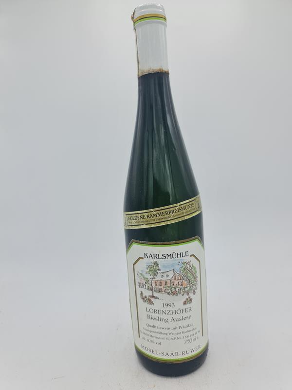 Weingut Karlsmühle - Lorenzhöfer Riesling Auslese 1993