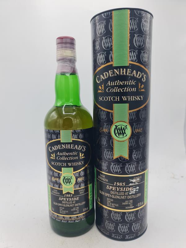 Glen Spey 1985 13 Years Old bottled 1999 Cadenheads Authentic Collection 60,9% alc by vol 222 bottles