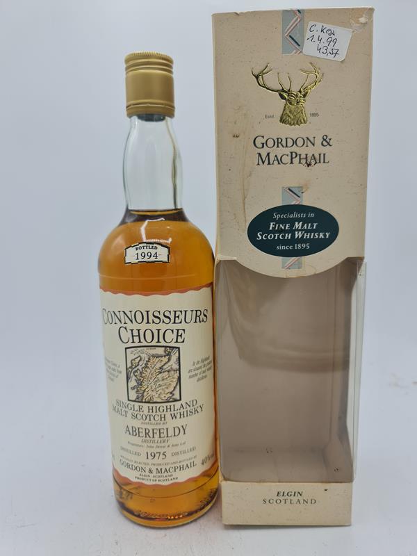 Aberfeldy 1975 19 Years old bottled 1994 Connoisseurs Choice Old Map Label 40% 1975