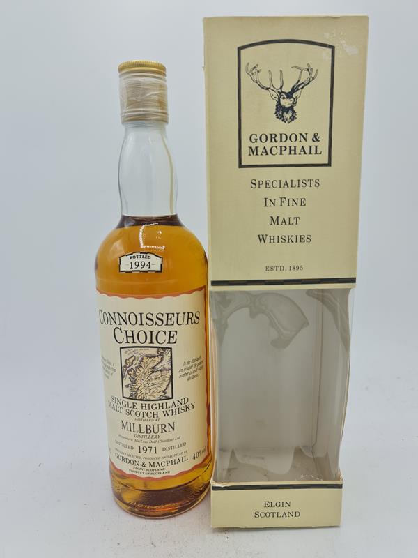 Millburn 1971 23 Years Old bottled 1994 Gordon & MacPhail Connoisseurs Choice Map Label 40,0% alc by vol