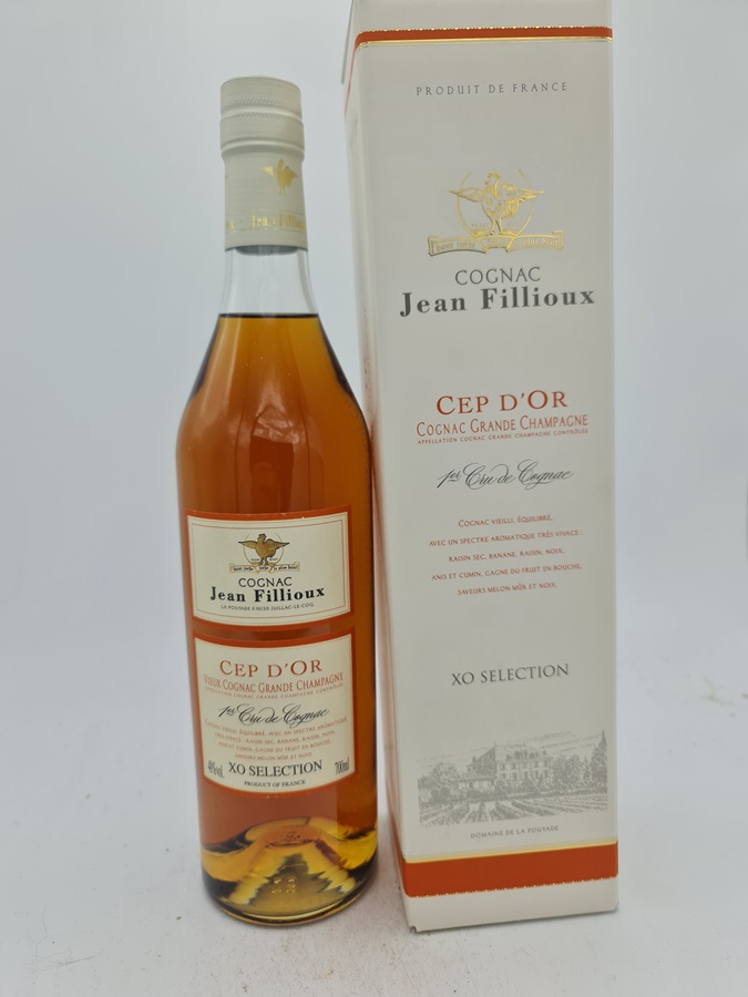 Jean Fillioux Cep d'Or XO Selection Grande Champagne Cognac 40% lac by vol 700ml OC