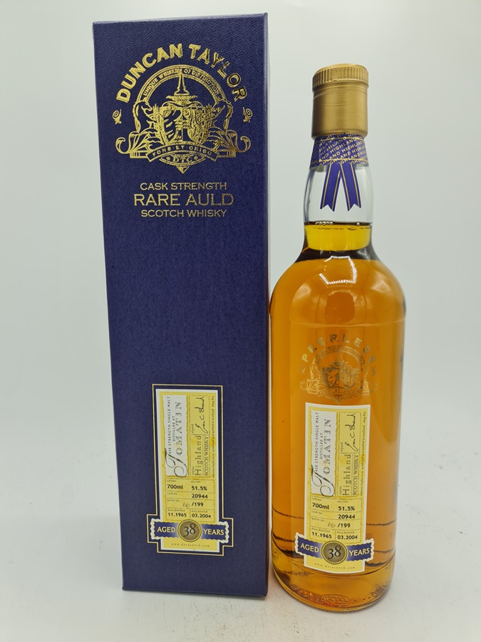 Tomatin 1965 38 Years old bottled 2004 Highland Single Malt Scotch Whisky Duncan Taylor Cask Strength Rare Auld Edition Cask 20944 51,5% alc by vol 70cl