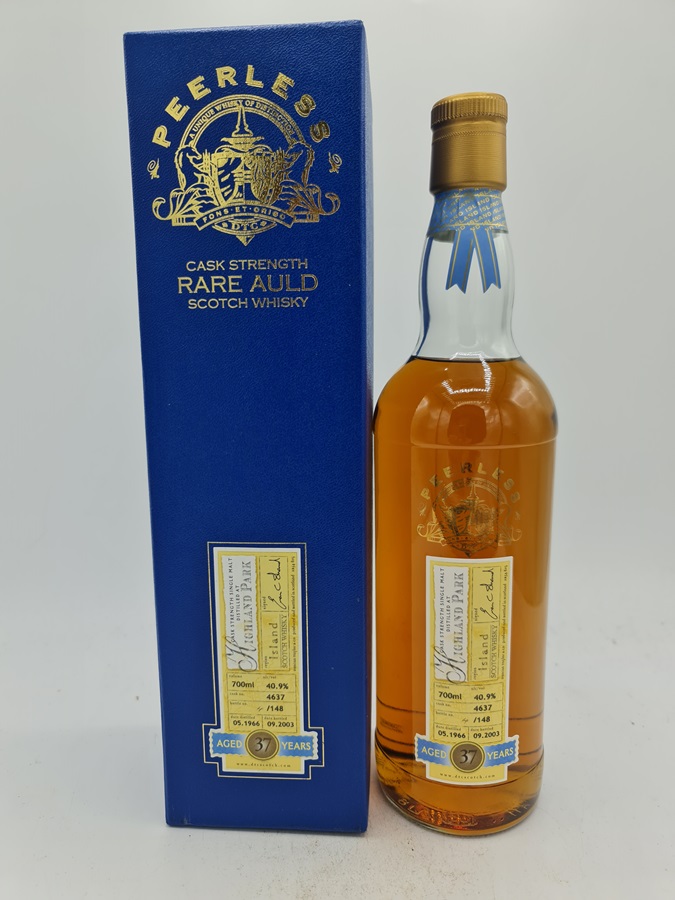 Highland Park 1966 37 Years Old bottled 2003 Single Malt Scotch Whisky Duncan Taylor Peerless 41,3% alc by vol 70cl
