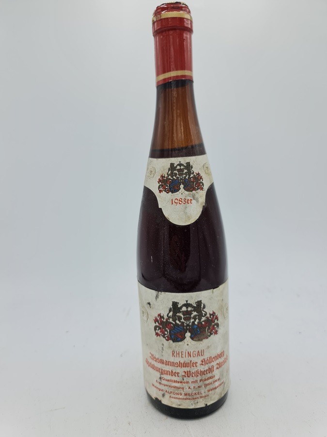 Weinbau Wolfgang Meckel - Assmanshuser Hllenberg Sptburgunder Weissherbst Auslese 1983