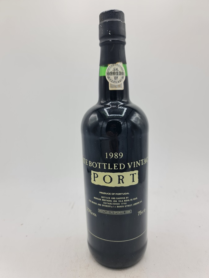 Morgan Brothers Vila Nova de Gaia - Late Bottled Vintage Port 1989 bottled 1995 20% alc by vol.