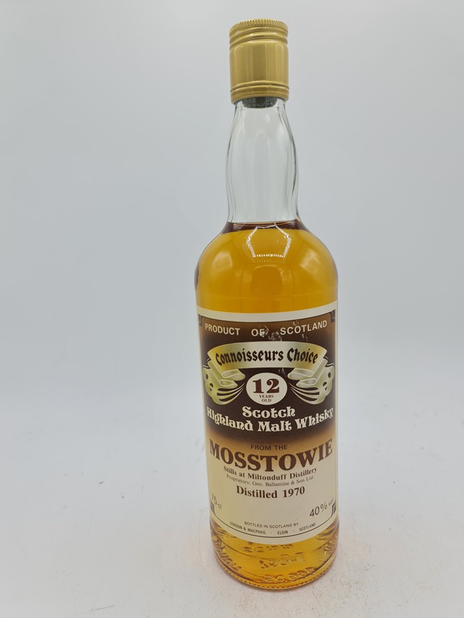 Mosstowie 1970 12 Years Old bottled 1982 Gordon & MacPhail Connoisseurs Choice 40,0% alc by vol 700ml OC