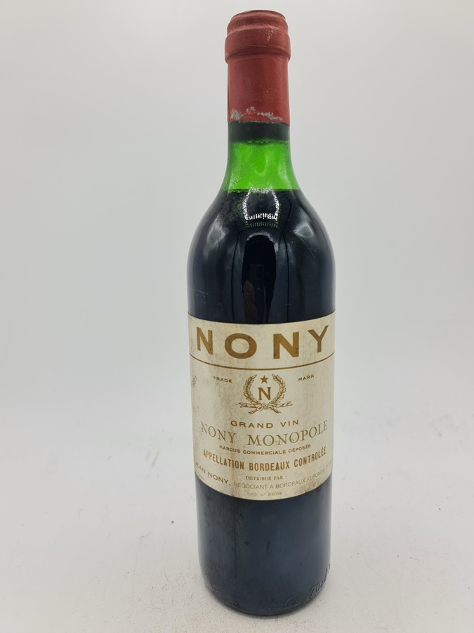 Jean Nony NONY MONOPOLE Grand Vin Bordeaux 1981