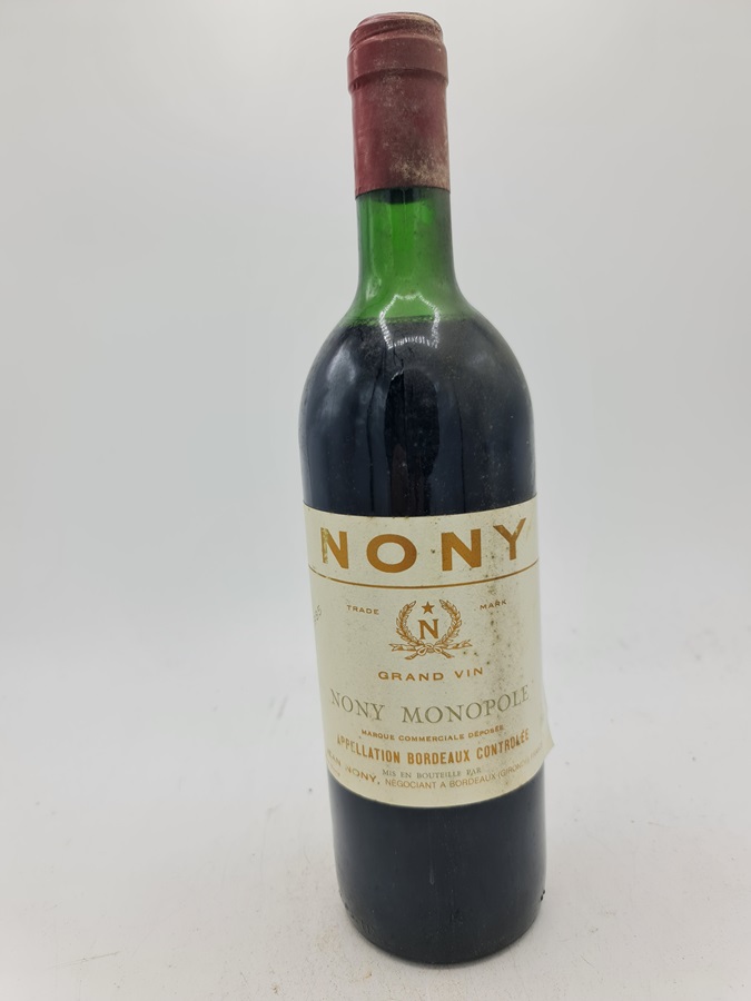 Jean Nony NONY MONOPOLE Grand Vin Bordeaux 1985