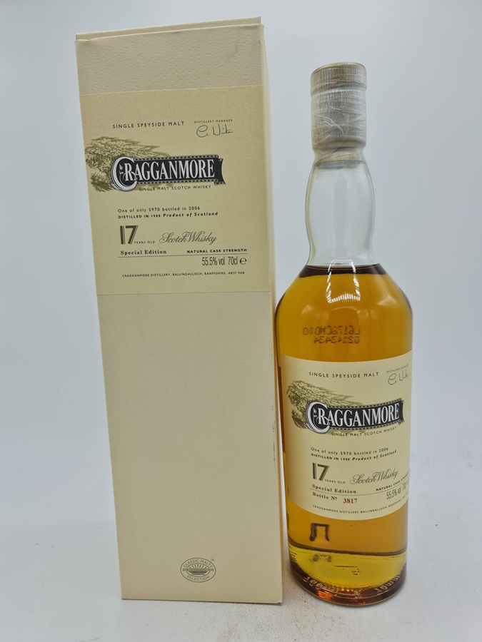 Cragganmore 1988 17 Years Old bottled 2006 Diageo Special Releases 55,5% alc by vol OC