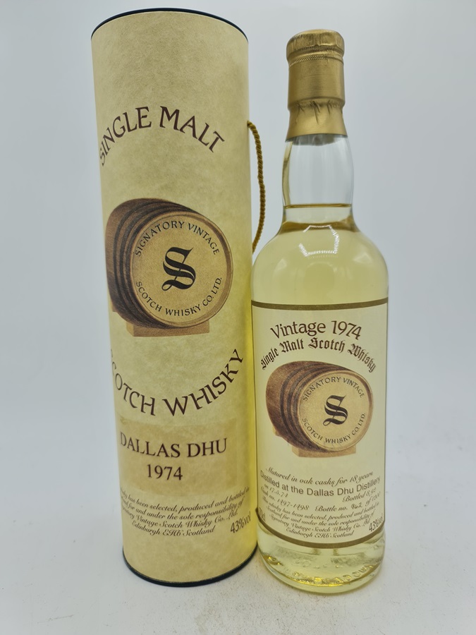 Dallas Dhu 1974 18 Years Old bottled 1992 Signatory Vintage Vintage Collection Cask 1497-1498 43,0% alc by vol OC