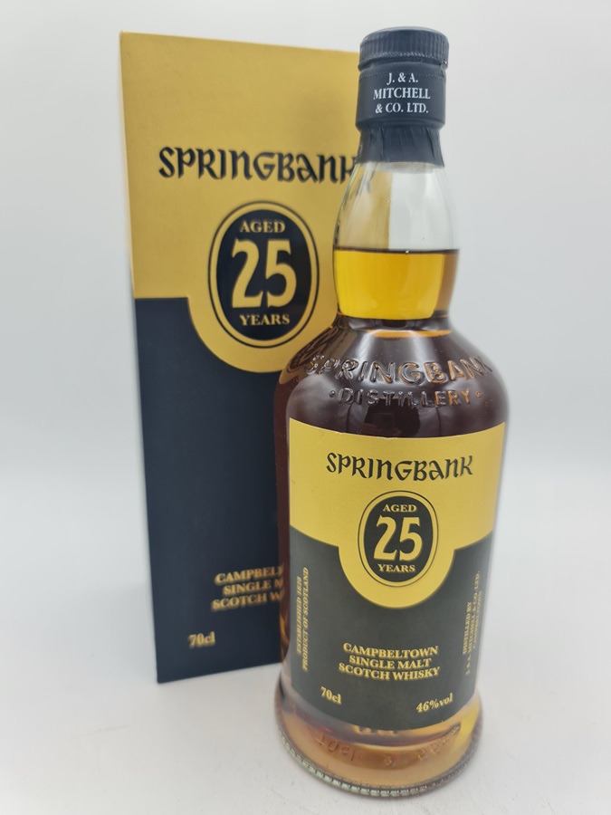 Springbank 25 Years Old 2022 Series Single Malt Scotch Whsiky Limited Edition 46,0% alc by vol. with OC