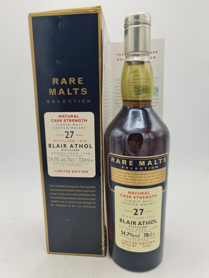 Blair Athol 1975 27 Years Old bottled 2003  Single Malt Scotch Whisky Rare Malts Selection 54,7% alc by vol with OC