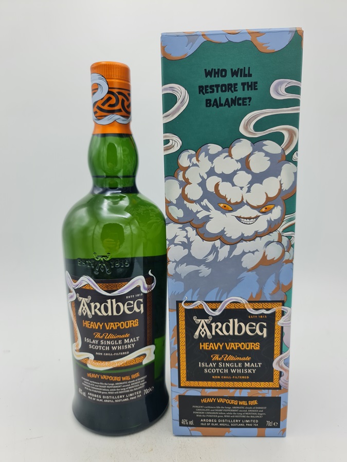 Ardbeg Heavy Vapours bottled 2022 Fèis Ìle 2023 Islay Single Malt Scotch Whisky 46% alc by vol 700ml